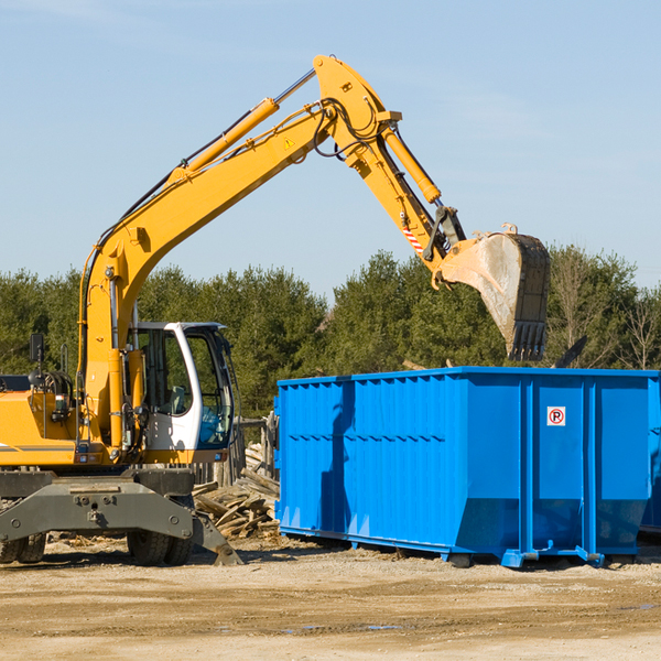 what are the rental fees for a residential dumpster in Glendon